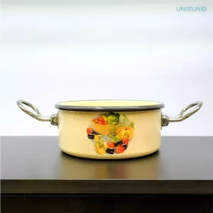 تابه گود دودسته لعابی قطر 23 مدل یونی‌سان